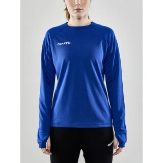 Craft Sport-Langarmshirt Evolve Crew Neck - aus Stretchmaterial - kobaltblau Damen