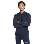 Craft Sport-Langarmshirt Extend Halfzip (hohe Bewegungsfreiheit, bequeme Passform) navyblau Herren