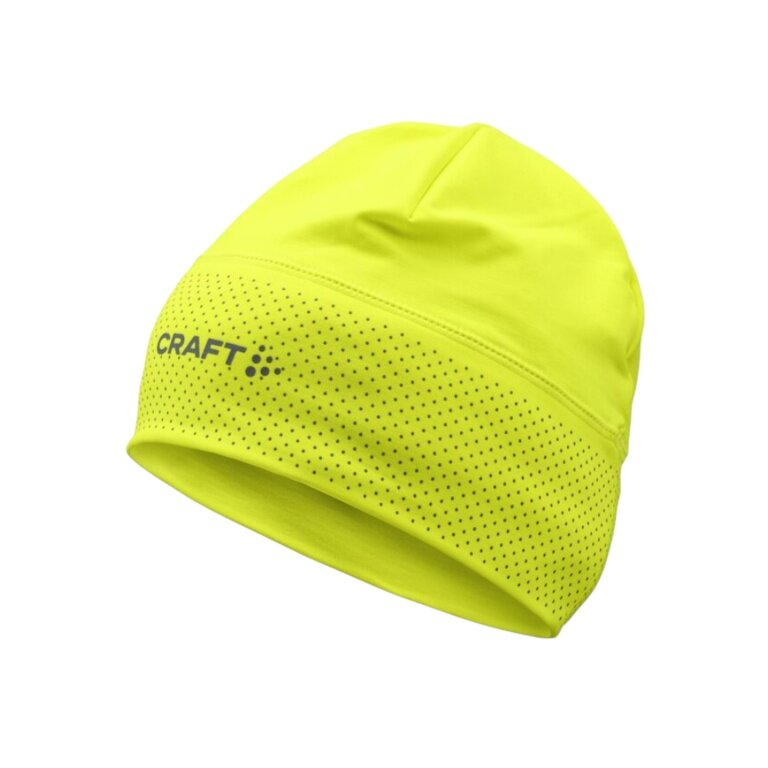 Craft Mütze Lumen Fleece Hat 2 (rec. Polyester, weiches Material) gelb - 1 Stück