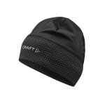 Craft Mütze Lumen Fleece Hat 2 (rec. Polyester, weiches Material) schwarz - 1 Stück