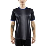 Craft Sport-Tshirt (Trikot) Progress 2.0 Graphic Jersey - leicht, funktionell und Stretchmaterial - schwarz/blau Herren