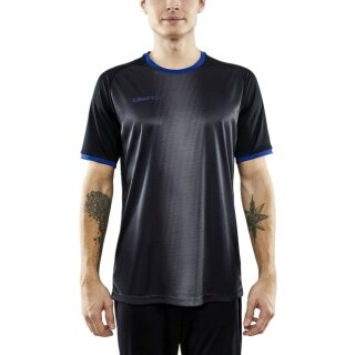Craft Sport-Tshirt (Trikot) Progress 2.0 Graphic Jersey - leicht, funktionell und Stretchmaterial - schwarz/blau Herren