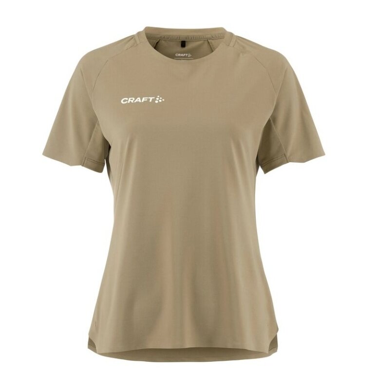 Craft Sport-Shirt Extend 2.0 Jersey (100% rec. Polyester, feuchtigkeitstransport) beige Damen