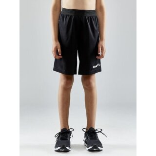 Craft Sporthose (Short) Evolve Zip Pocket - leicht, Reissverschlusstaschen - schwarz Kinder
