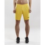 Craft Sporthose (Short) Squad Solid - ohne Innenshort, elastisches Material - gelb Herren