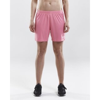 Craft Sporthose (Short) Squad Solid - ohne Innenshort, elastisches Material - pink Damen