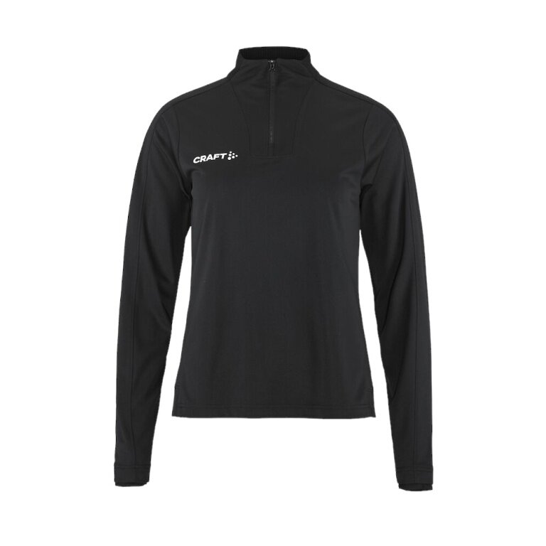 Craft Sport-Langarmshirt Evolve 2.0 Halfzip (100% rec. Polyester) schwarz Damen