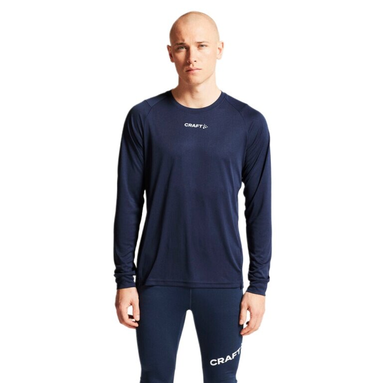 Craft Sport-Langarmshirt Rush 2.0 Tee (leicht, funktionell) navyblau Herren