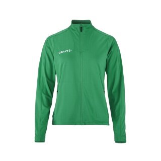 Craft Sport-Trainingsjacke Evolve 2.0 Full Zip (strapazierfähig, elastisch) grün Damen