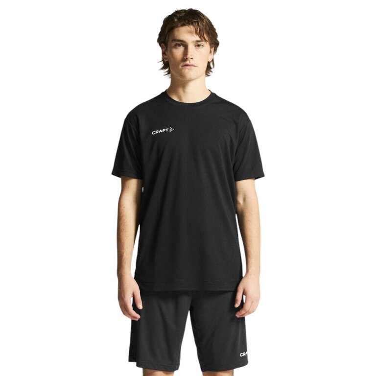 Craft Sport-Tshirt Evolve 2.0 Structured Jersey (strapazierfähig, leicht) schwarz Herren