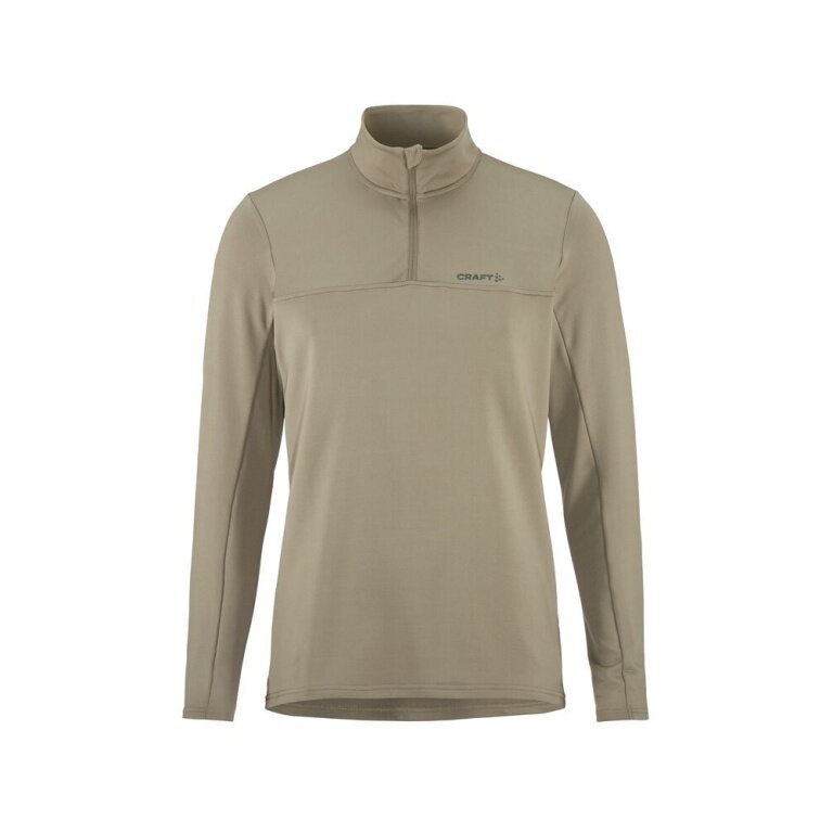 Craft Sport-Langarmshirt CORE Gain (Midlayer, Half-Zip) beige Herren