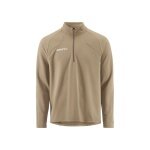 Craft Sport-Langarmshirt Extend 2.0 Half Zip (moderner Look, sehr elastisches Material) beige Herren