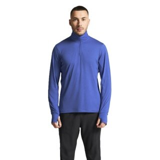 Craft Sport-Langarmshirt Flow Half-Zip (leicht, weiches Tragegefühl) royalblau Herren