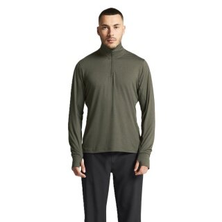Craft Sport-Langarmshirt Flow Half-Zip (leicht, weiches Tragegefühl) grün Herren