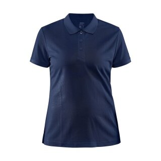 Craft Sport-Polo Core Unify (funktionelles Recyclingpolyester) melangeblau Damen