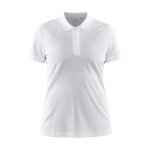 Craft Sport-Polo Core Unify (funktionelles Recyclingpolyester) weiss Damen