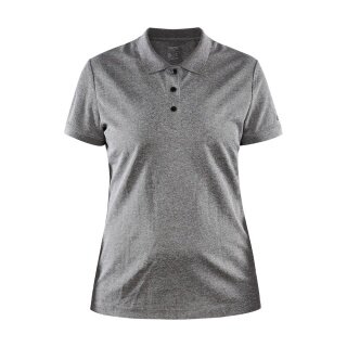 Craft Sport-Polo Core Unify (funktionelles Recyclingpolyester) dunkelgrau Damen