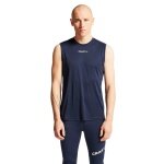 Craft Sport-Tank Rush 2.0 Singlet ärmellos (100% rec. Polyester) navyblau Herren