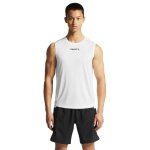 Craft Sport-Tank Rush 2.0 Singlet ärmellos (100% rec. Polyester) weiss Herren