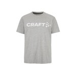 Craft Sport-Tshirt Community 2.0 Tee (Logo, Baumwolle-Mischung) grau Herren