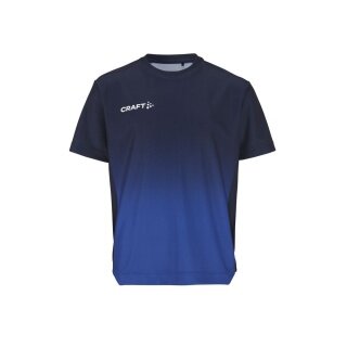 Craft Sport-Tshirt Evolve 2.0 Structured Graphic Jersey (elastisches Material) navyblau/blau Kinder