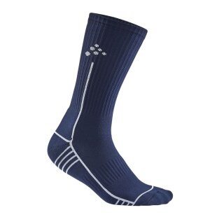 Craft Sportsocken Progress Mid (feuchtigkeitstransport) navyblau - 1 Paar