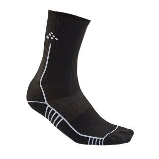 Craft Sportsocken Progress Mid (feuchtigkeitstransport) schwarz - 1 Paar
