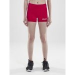 Craft Sport-Tight Squad Hotpants (funktionell Material, enganliegend) kurz rot Kinder