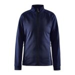 Craft Trainingsjacke ADV Unify (funktionelles Recyclingpolyester) navyblau Damen