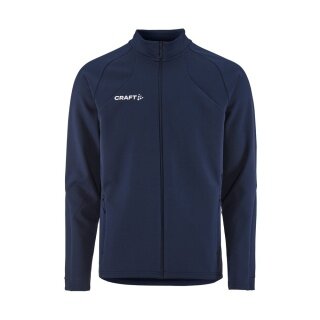 Craft Trainingsjacke Extend 2.0 Full Zip (moderner Look, sehr elastisches Material) navyblau Herren