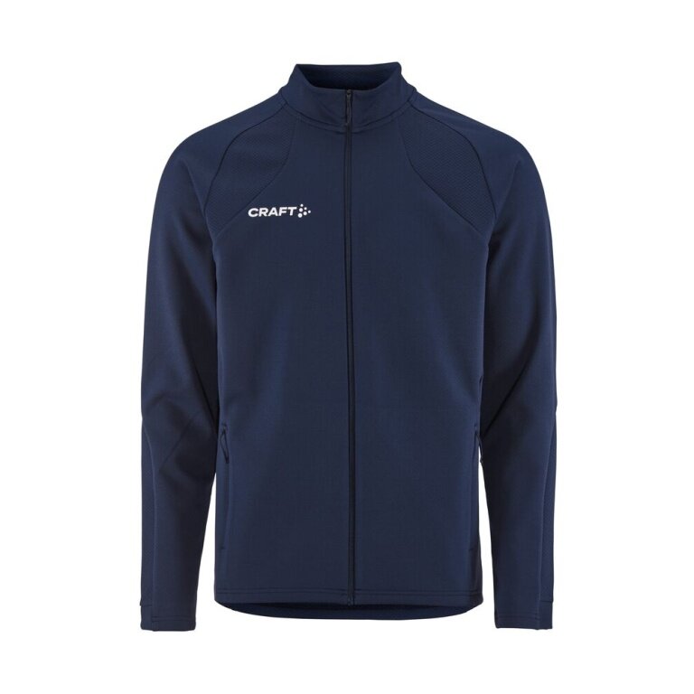 Craft Trainingsjacke Extend 2.0 Full Zip (moderner Look, sehr elastisches Material) navyblau Herren