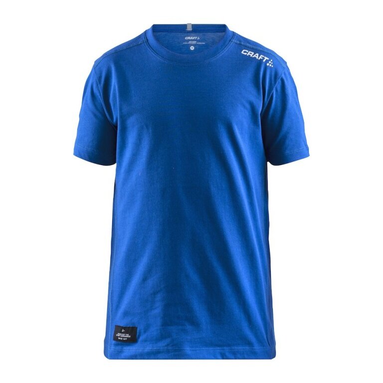 Craft Sport-Tshirt Community Mix (Baumwolle) royalblau Kinder