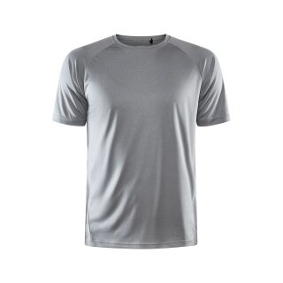 Craft Sport-Tshirt Core Unify (funktionelles Recyclingpolyester) hellgrau Herren