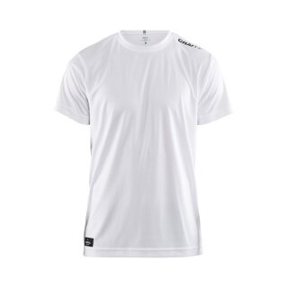 Craft Sport-Tshirt Coummunity Function (100% Polyester, schnelltrocknend) weiss Herren