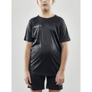 Craft Sport-Tshirt (Trikot) Evolve - leicht, funktionell - dunkelgrau Kinder