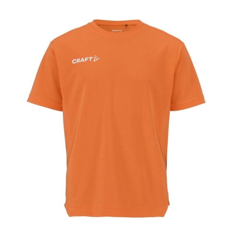 Craft Sport-Tshirt Evolve 2.0 Structured Jersey (strapazierfähig, leicht) orange Kinder