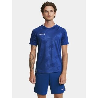 Craft Sport-Tshirt (Trikot) Premier Solid Jersey (rec. Polyester, hohe Elastizität) kobaltblau Herren