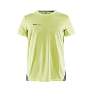 Craft Sport-Tshirt Pro Control Impact (leicht, atmungsaktiv) lime/grau Herren