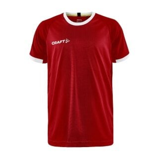 Craft Sport-Tshirt (Trikot) Progress 2.0 Graphic Jersey - leicht, funktionell und Stretchmaterial rot Kinder