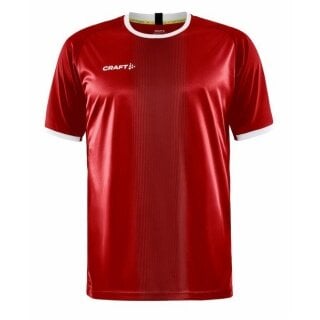 Craft Sport-Tshirt (Trikot) Progress 2.0 Graphic Jersey - leicht, funktionell und Stretchmaterial - rot/weiss Herren