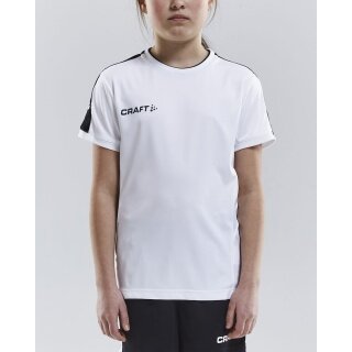 Craft Sport-Tshirt Progress Practise (100% Polyester) weiss Kinder