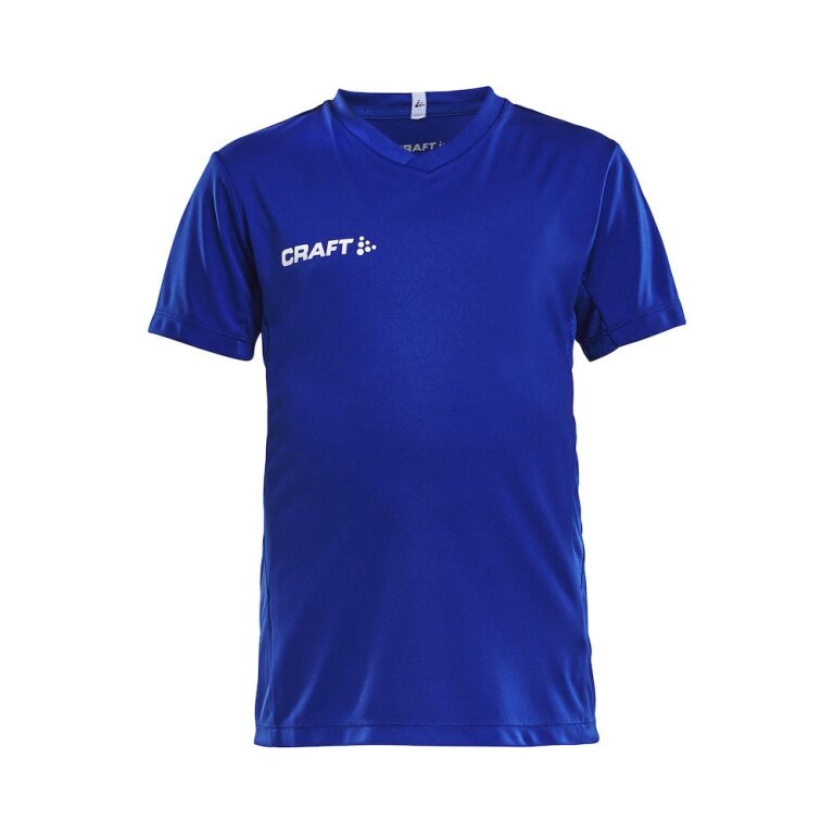 Craft Sport-Tshirt (Trikot) Squad Solid - lockere Schnitt, schnelltrocknend - kobaltblau Kinder