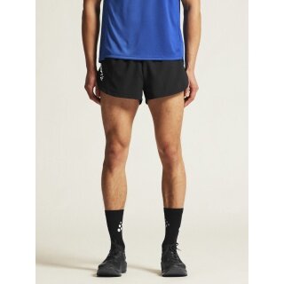 Craft Laufhose Rush 2.0 Marathon Shorts (leicht, elastisch Material) kurz schwarz Herren