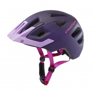 Cratoni Kinder-Fahrradhelm Maxster PRO #19 matt violett/pink
