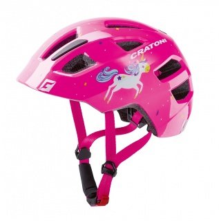 Cratoni Kinder-Fahrradhelm Maxster Einhorn pink