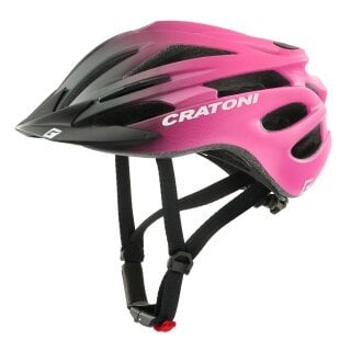 Cratoni Fahrradhelm Pacer Junior #22 schwarz/pink matt