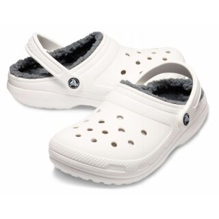 Crocs Classic Lined Clog (mit innenfutter) weiss Sandale Sandale/Hausschuhe