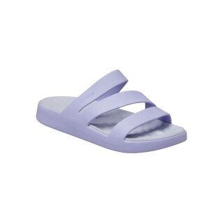 Crocs Sandale Getaway Strappy (leichtes, nahtlos, flexibel) violett Damen
