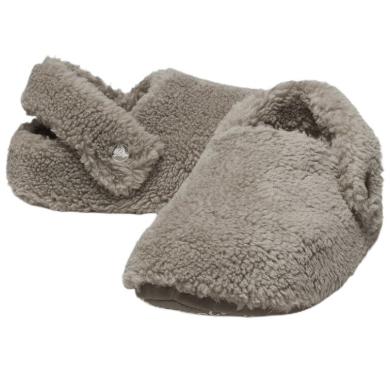 Crocs Hausschuhe Classic Cozzzy Slipper (Kunstfell, warm) mushroom braun - 1 Paar