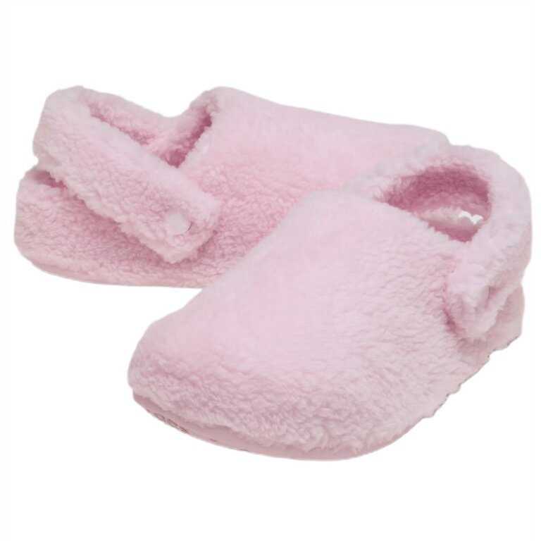 Crocs Hausschuhe Classic Cozzzy Slipper (Kunstfell, warm) pink - 1 Paar